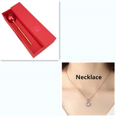 Caja Rosa Metálica para Joyería con Diseño Elegante