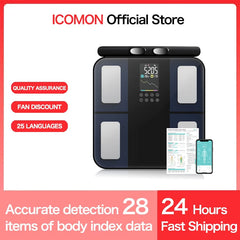 ⚡ Báscula Inteligente de Bioimpedancia 2025 con Análisis Corporal Completo