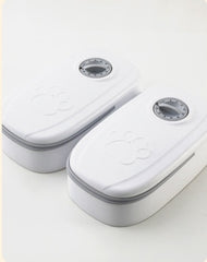 Comedero y bebedero por gravedad 2 en 1 para mascotas