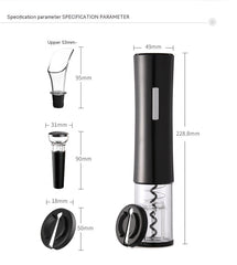Abridor eléctrico automático de botellas de vino portátil