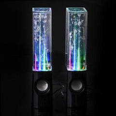 Altavoz LED con Fuente de Agua y Sonido 3D para Ordenador