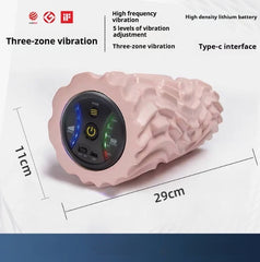 Rodillo vibratorio con altavoz fitness inteligente para yoga