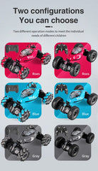 Coche RC acrobático 4WD con control por gestos y LED