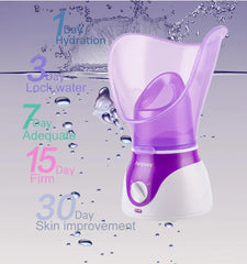 Vaporizador facial eléctrico para limpieza por vapor en casa