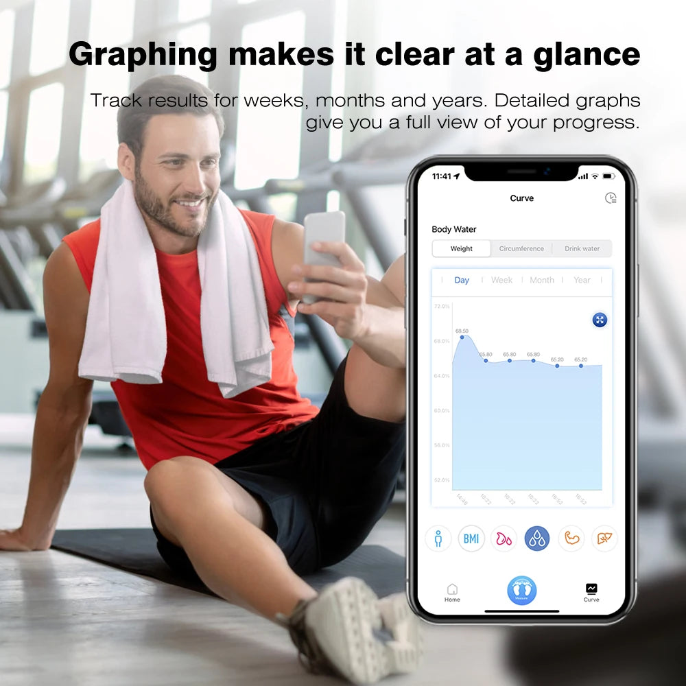 ⚡ Báscula Inteligente INSMART con APP y Análisis Corporal 15 Datos