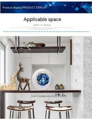 Globo Maglev O-Type con Iluminación LED y Rotación 360°