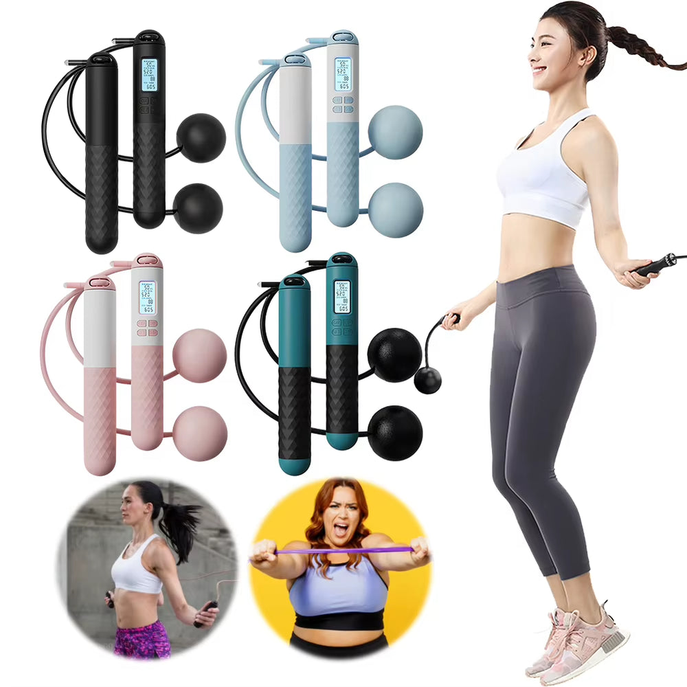 π₯ Soga de Saltar Inteligente con Bolas y Contador Digital