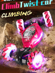 Coche RC acrobático 4WD con control por gestos y LED