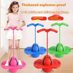 Pelota saltarina infantil con asa para equilibrio y juego