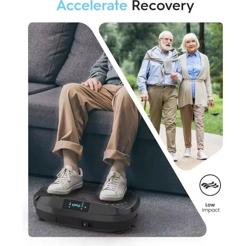 Plataforma Vibratoria 4D & Oscilación Ejercicio Total 💪