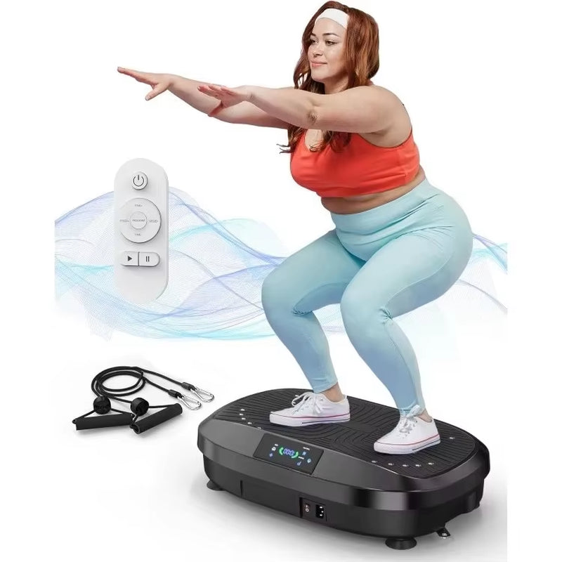 Plataforma Vibratoria 4D & Oscilación Ejercicio Total 💪
