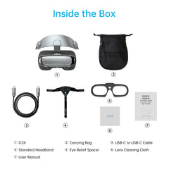 GOOVIS G3X - Gafas VR OLED 3D ultraligeras