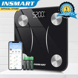 ⚡ Báscula Inteligente INSMART con APP y Análisis Corporal 15 Datos