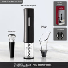 Abridor eléctrico automático de botellas de vino portátil