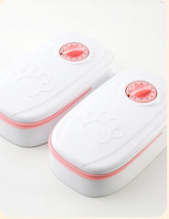 Comedero y bebedero por gravedad 2 en 1 para mascotas