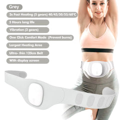 Cinturón térmico inteligente para alivio menstrual