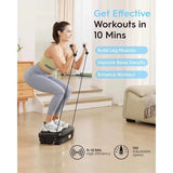 Plataforma Vibratoria 4D & Oscilación Ejercicio Total 💪