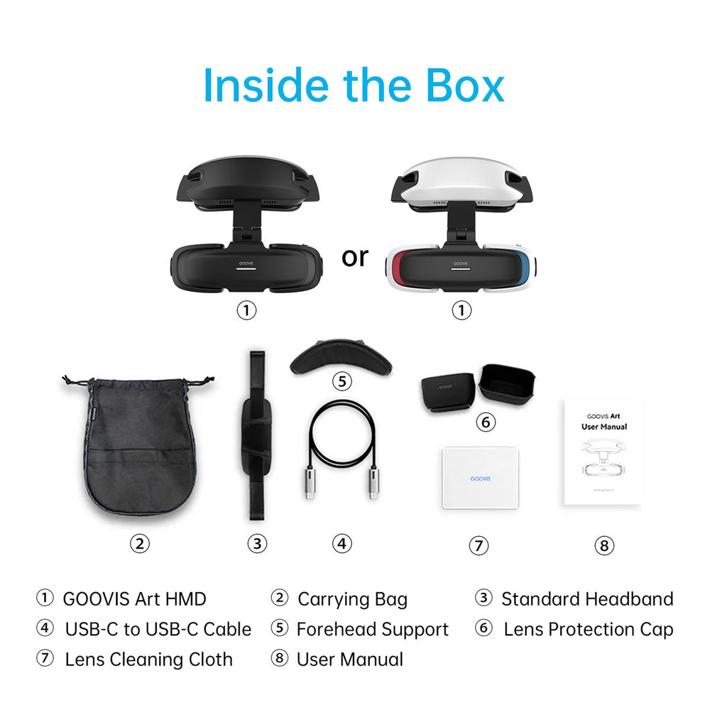 GOOVIS Art - AR Video Glasses