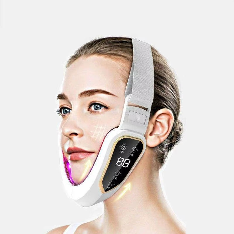 Mascarilla facial reafirmante con vibración EMS y efecto lifting