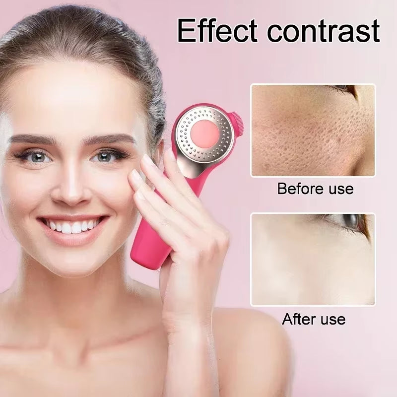 Cepillo facial eléctrico sónico con vibración y carga inalámbrica