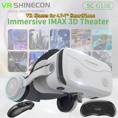 Gafas de realidad virtual VR SHINECON G15E + gamepad