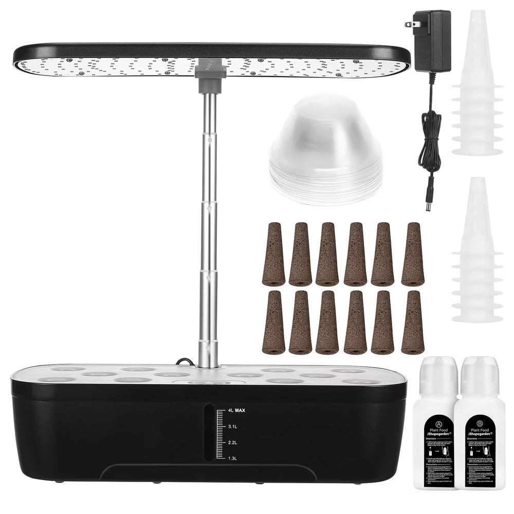 Jardín hidropónico inteligente | Kit de cultivo interior sin tierra 12 plantas