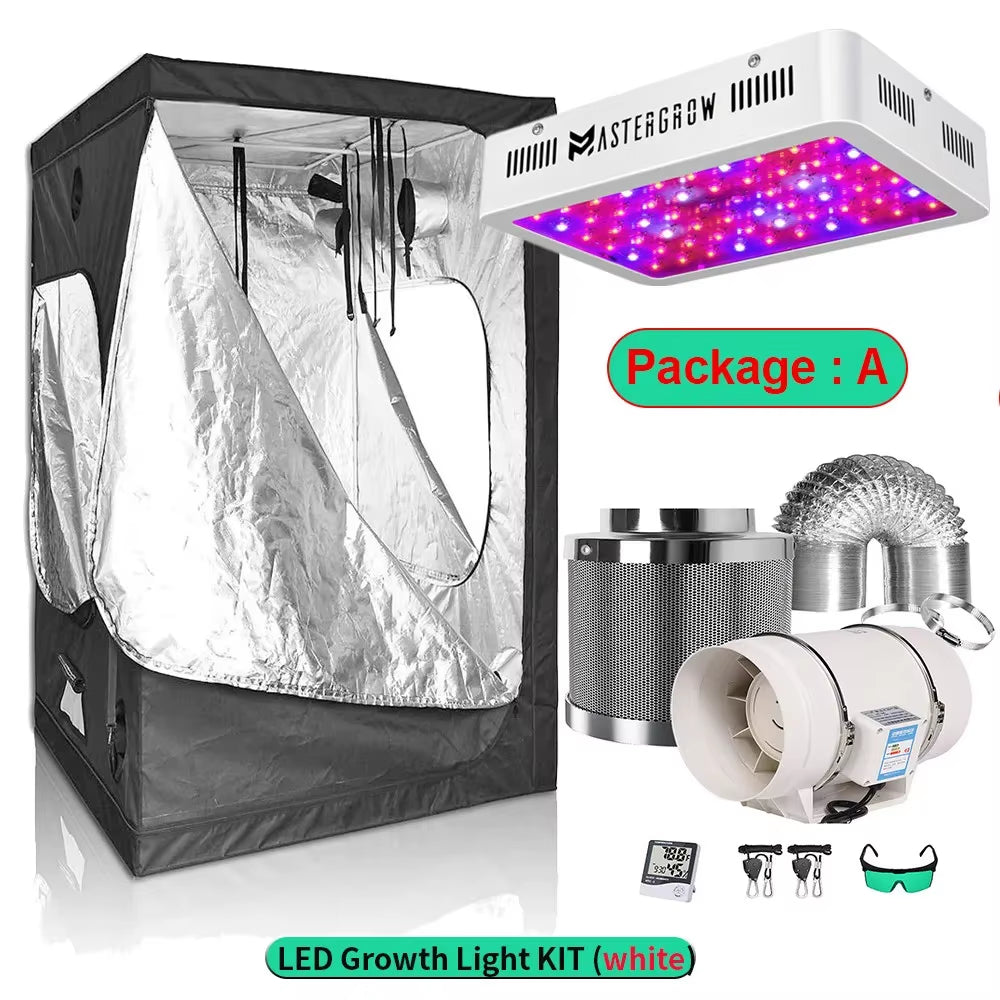 Kit de cultivo interior LED con carpa doble capa 2 en 1 LAITEPAKE