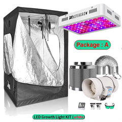 Kit de cultivo interior LED con carpa doble capa 2 en 1 LAITEPAKE