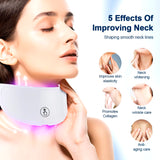 Mascarilla LED para cuello antiedad con terapia lumínica