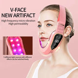 Mascarilla facial reafirmante con vibración EMS y efecto lifting