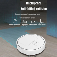 Robot Aspirador Inteligente 3 en 1 con Luz UV