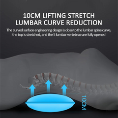 Masajeador lumbar con tracción inteligente y calor