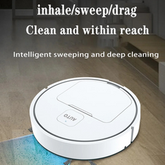 Robot Aspirador Inteligente 3 en 1 con Luz UV