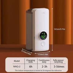 Calentador portátil inalámbrico para biberones USB