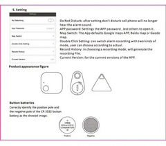 Localizador Inteligente Antipérdida por Bluetooth Portátil