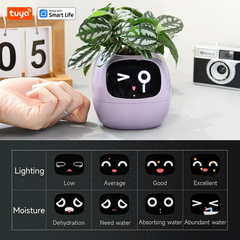 Macetero inteligente Ivy Tuya con sensores AI interactivos
