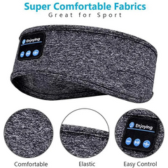 Diadema Bluetooth deportiva para dormir con música