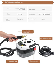 Limpiador a vapor 2500W con 5 niveles – tecnología para el hogar
