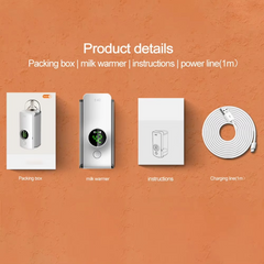 Calentador portátil inalámbrico para biberones USB