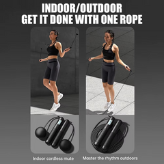 Smart Jump Rope with Balls and Digital Counter