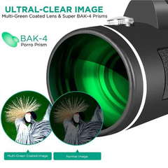 Telescopio Monocular 40x60 con Trípode y Soporte Móvil