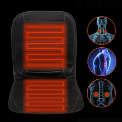 Cojín calefactable eléctrico para asiento de coche 12V