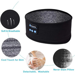 Diadema Bluetooth deportiva para dormir con música