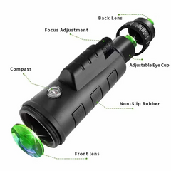 Telescopio Monocular 40x60 con Trípode y Soporte Móvil