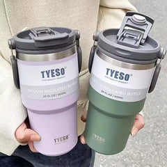 Taza térmica Tyeso de acero inoxidable 600 ml | Termo café y agua