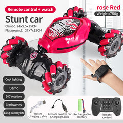 Coche RC acrobático 4WD con control por gestos y LED