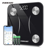 ⚡ Báscula Inteligente INSMART con APP y Análisis Corporal 15 Datos