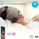 Máscara de Sueño 3D con Auriculares Bluetooth 🎧