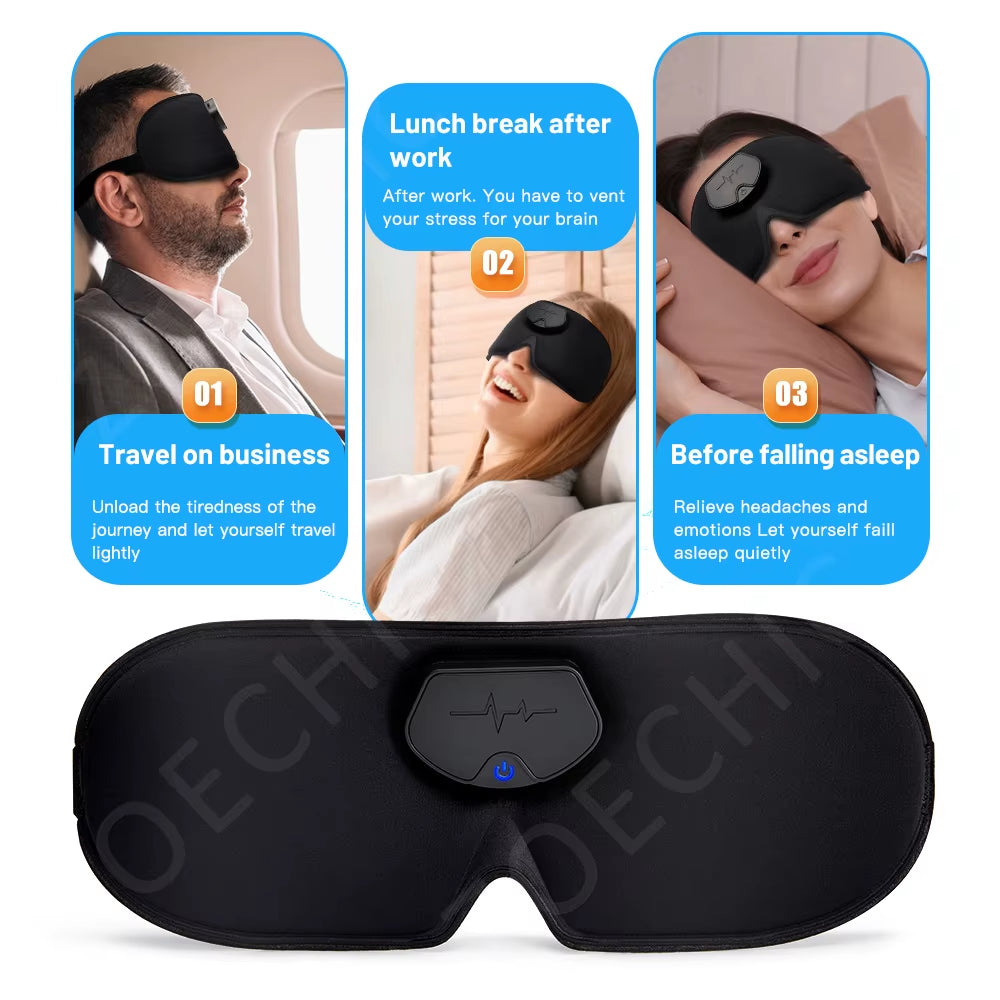 Máscara EMS Inteligente para Migraña y Sueño 😌