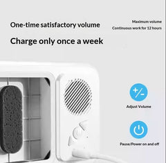 Soporte impermeable con altavoz Bluetooth hogar inteligente